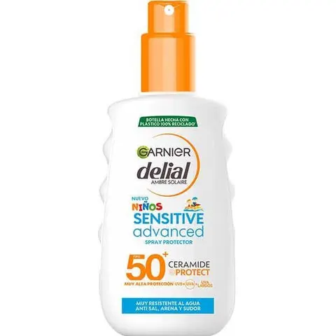 GARNIER Kids Sensitive Advanced Spray Protector SPF50+ 150 ml – imagen 3