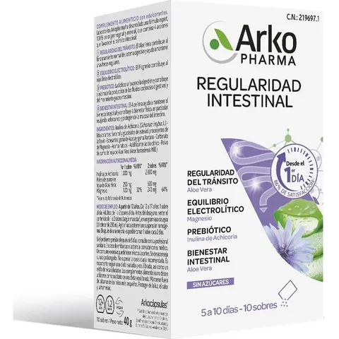 Arkopharma Regularidad Intestinal 10 Sobres – imagen 2