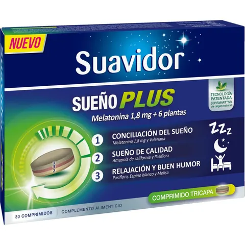 Suavidor Sueño Plus 30comp – imagen 2