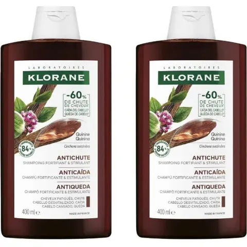 KLORANE Champú Quinina 2 x 400 ml – imagen 2