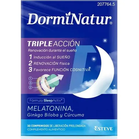 DormiNatur Triple Acción 30 Comprimidos – imagen 2