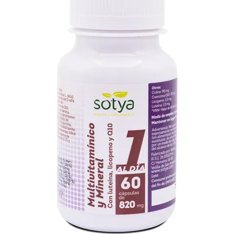 Sotya multivitaminico mineral 60cap. – imagen 4