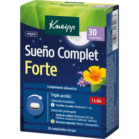 Kneipp Sueño Complet Forte 30comp – imagen 2