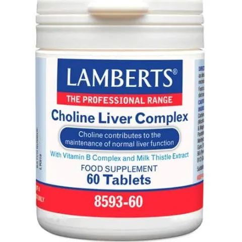 Lamberts Choline Liver Complex 60 Tabletas – imagen 4