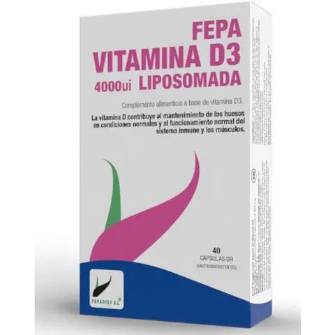 Fepadiet fepa vitamina d3 liposomada 400ui 40cap. – imagen 3