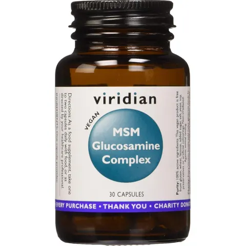 Viridian glucosamina msm 30cap.veg. – imagen 5