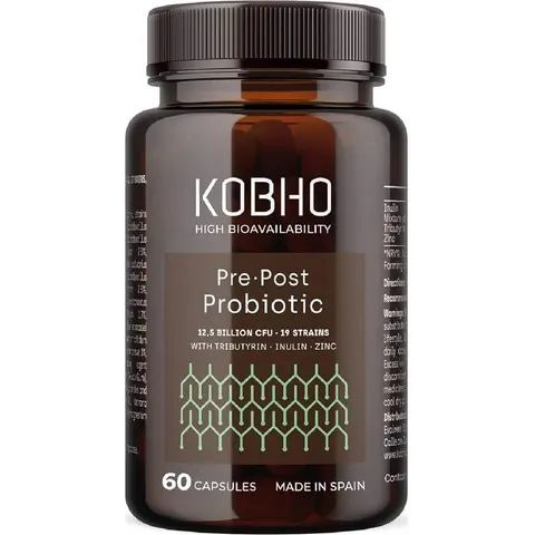 Kobho Labs Prebiótico + Postbiótico 60 Cápsulas – imagen 2