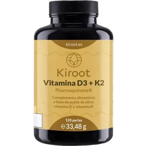 Kiroot Vitamina D3+K2 120 Perlas – imagen 2