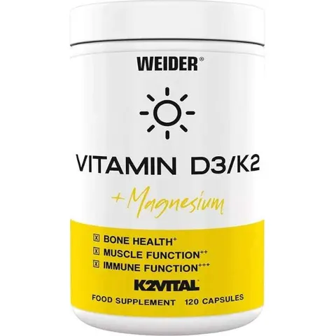 Weider vitamin d3/k2 120cap. – imagen 2