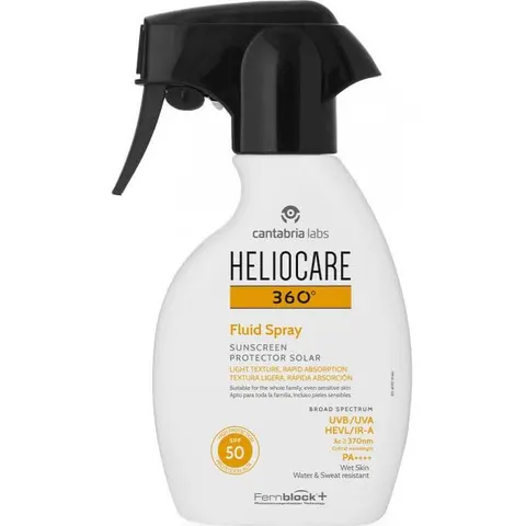Heliocare 360 Fluid Spray SPF50 250 ml – imagen 5