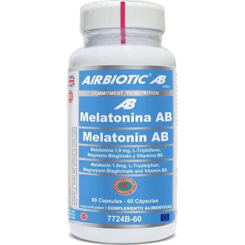 Airbiotic melatonina ab 1,9mg 60cap. – imagen 2