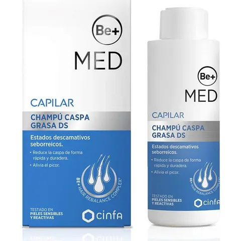 Be+ Med Champú Caspa Grasa 150 ml – imagen 2