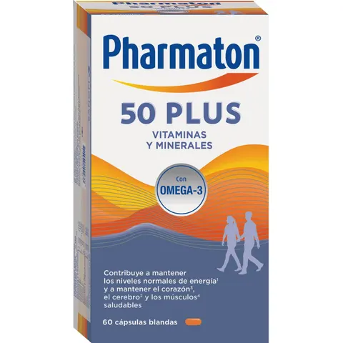 Pharmaton 50 plus 60 caps – imagen 2