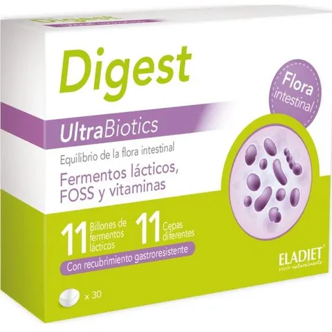 Eladiet digest ultrabiotic 30comp. – imagen 3