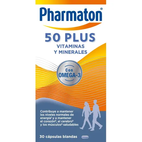 Pharmaton 50 Plus 30 cápsulas – imagen 2
