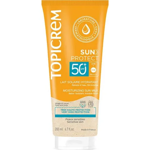 Topicrem Sun Protect Leche Spf50+200ml – imagen 2