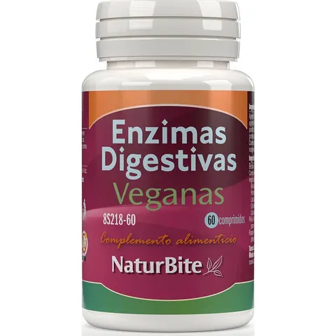 Naturbite enzimas digestivas veganas 60comp. – imagen 4