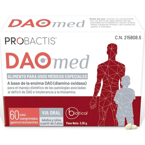 Probactis DAOmed 60 Minicomprimidos – imagen 2