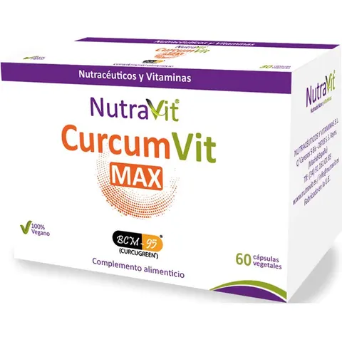 Nutravit curcumvit max bcm95 60 cap – imagen 3