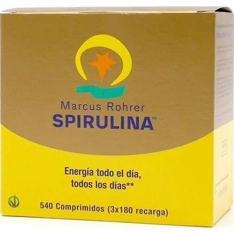 Marcus Rohrer Spirulina Recharge 540 Tabletas – imagen 3