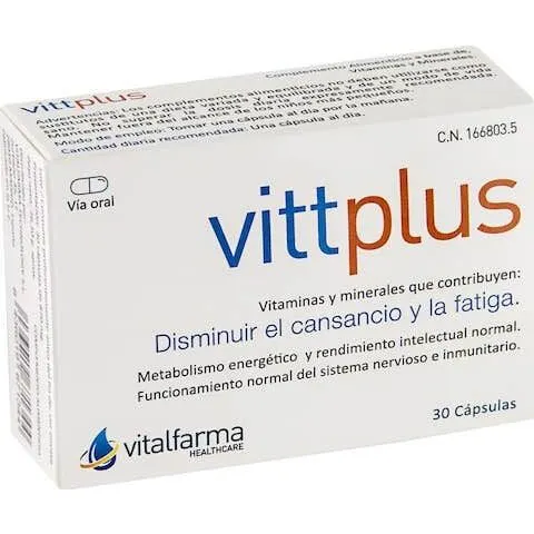 Vitalfarma Vittplus 30 Cápsulas – imagen 2