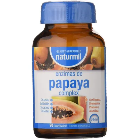 Naturmil Enzimas de Papaya Complex 90 comp – imagen 4