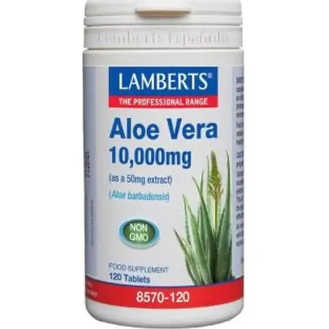 Lamberts Aloe Vera 10000mg 120comp – imagen 3
