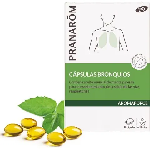 Pranarôm Aromaforce Cápsulas Bronquios BIO 30caps – imagen 2