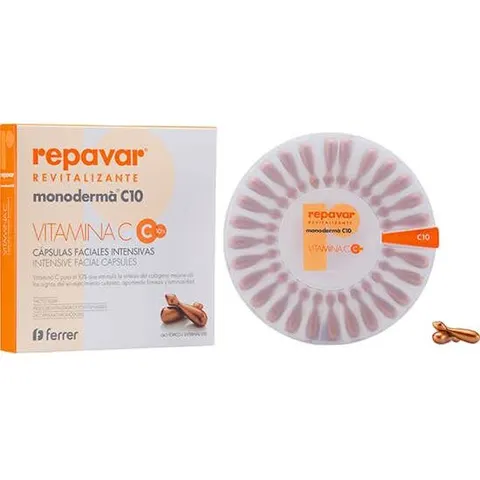Repavar Monoderma C10 Revitalizante 28 cápsulas – imagen 2