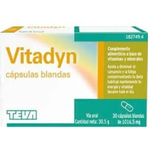 Teva vitadyn 30caps - teva – imagen 2