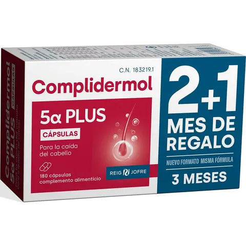 COMPLIDERMOL 5 Alpha Plus 180 caps – imagen 2