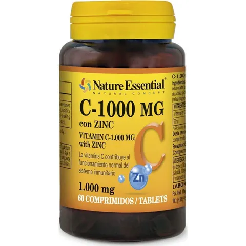 Nature Essential Vitamina C 1000 Zinc 60 comp – imagen 4