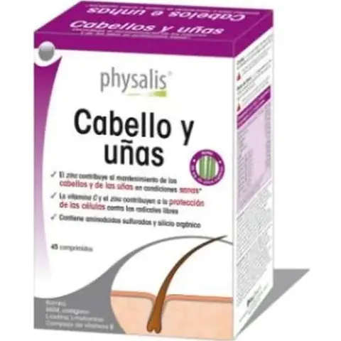 Physalis cabello y uñas 45comp. – imagen 4