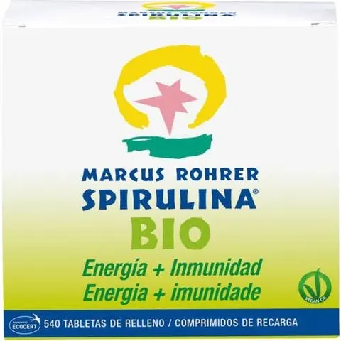 MARCUS ROHRER Bio Espirulina Recarga 540 comp – imagen 2