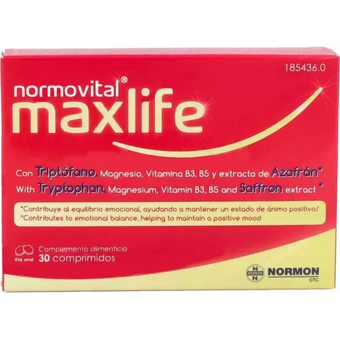Normon normovital maxlife 30 comp – imagen 2
