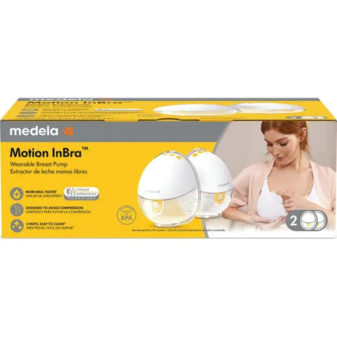 MEDELA Motion InBra Doble Extractor Manos Libres – imagen 3