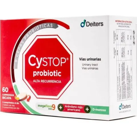 Deiters Cystop Probiotic 60 Tabs – imagen 2