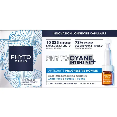 PHYTO cyane Intensive+ Hombre 12 Ampollas – imagen 2
