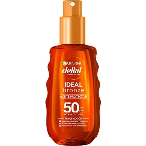 Garnier Delial Ideal Bronze aceite protector SPF50 150 ml – imagen 3