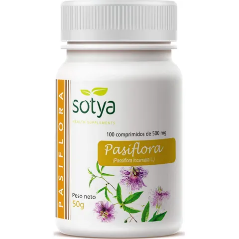 Sotya Pasiflora 500mg 100 comprimidos – imagen 3