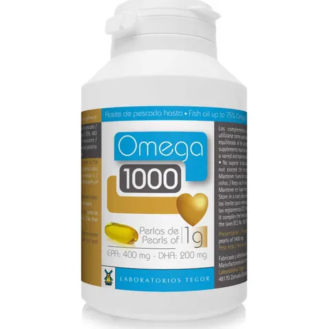 Laboratorios Tegor Omega 1000 mg 120 Perlas – imagen 2