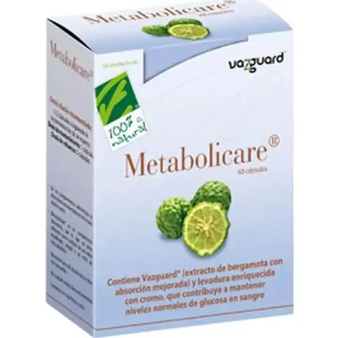 100% Natural Metabolicare 60 Cápsulas – imagen 4