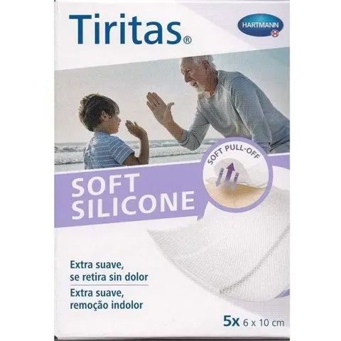 Tiritas Soft Silicone 6x10 cm 5 uds – imagen 2