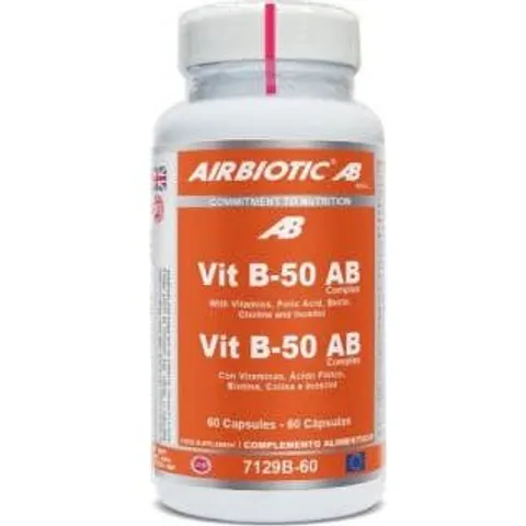 Airbiotic vitamin b-50 complex 60cap. – imagen 4