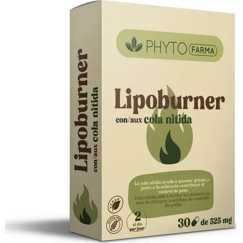 Phytofarma Quemagrasas con Cola Nitida 30 Cápsulas – imagen 2