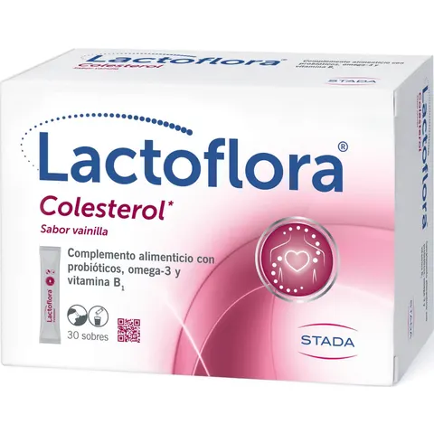 Lactoflora Colesterol Probiótico Vainilla 30 Sobres – imagen 2