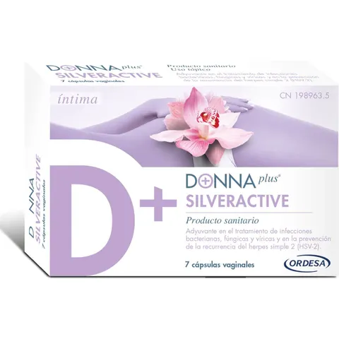 Donnaplus Silveractive 7 cápsulas vaginales – imagen 2