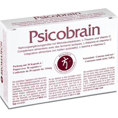 Bromatech Psicobrain 30 Cápsulas – imagen 2