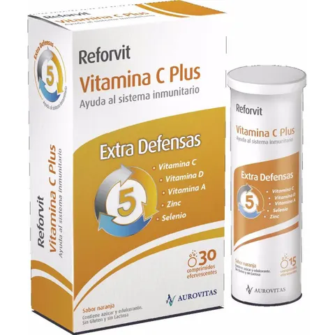 Aurovitas Reforvit Vitamina C Plus 30 Comprimidos – imagen 2