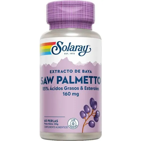 SOLARAY Saw Palmetto 60 Perlas – imagen 3